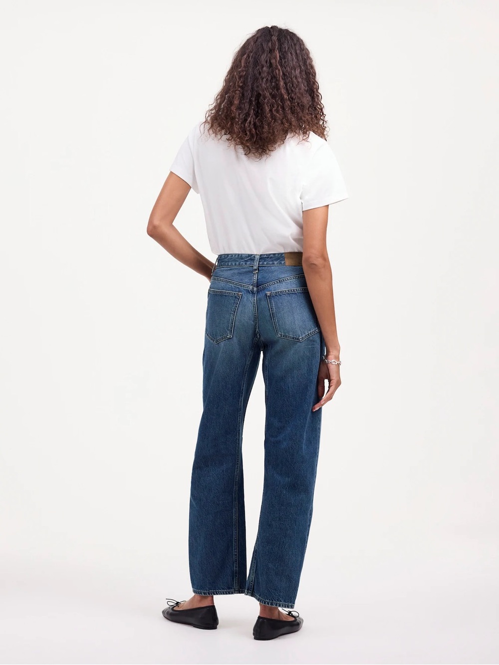 NWT Madewell Darted Barrel Leg Jean 28 Irmo Wash Rigid - Picture 6 of 14